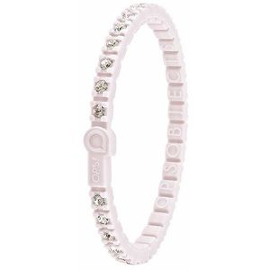 OPS! OBJECTS tennis bracelet in white and Swarovski crystals (new)